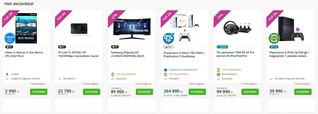 Konzolvilág (érvényes eddig: 31-07)