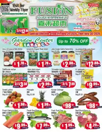 Fusion Supermarket flyer week 30 Page 1