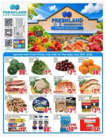 FreshLand Supermarket flyer week 30 Page 1