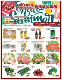 Top Food Supermarket flyer week 30 Page 1