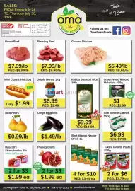 Oma Fresh Foods flyer week 30 Page 1