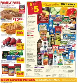 Family Fare weekly ad week 31 Page 1
