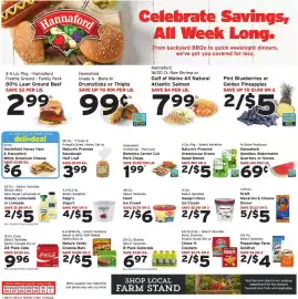 Hannaford flyer week 31 Page 1