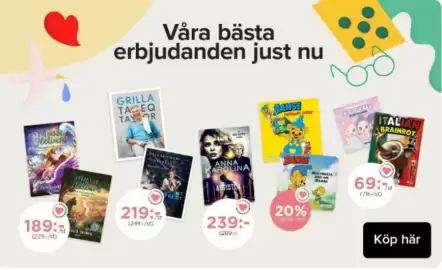 Akademibokhandeln reklamblad Sida 1