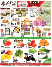 Arz Fine Foods flyer week 30 Page 1