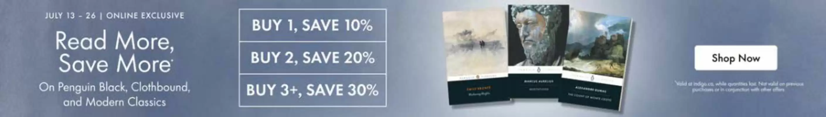 Chapters Indigo (valid until 28-07)