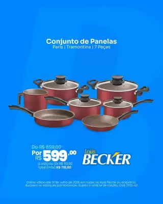 Lojas Becker (válido até 31-07)