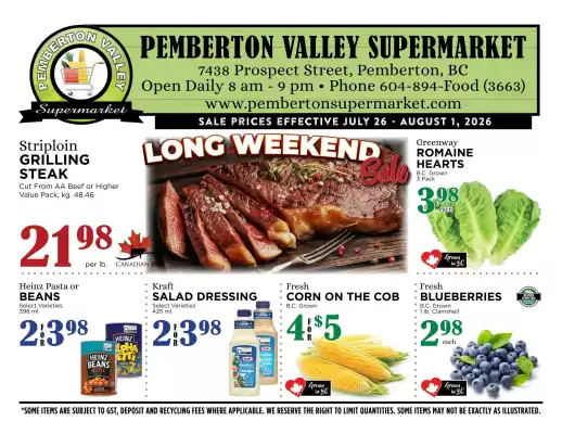 Pemberton Valley (valid until 1-08)