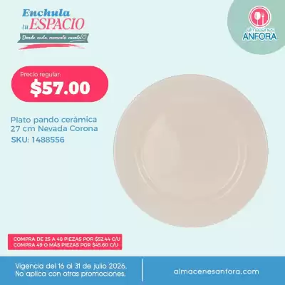 Almacenes Anfora (válido hasta 31-07)