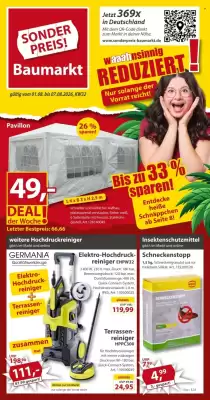 Sonderpreis Baumarkt (gültig bis 7-08)