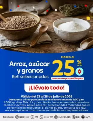 Olímpica (válido hasta 28-07)