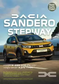 Dacia akciós újság | Sandero Stepway Oldal 1