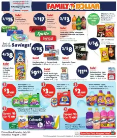 Family Dollar weekly ad week 31 Page 1