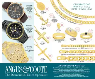 Angus & Coote catalogue Page 24: With Diamond €1.099,00, Guess Frontier, Crystal Set €499,95