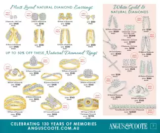 Angus & Coote catalogue Page 7: 12 Points of Diamonds €349,00, 10 Points of Diamonds €399,00