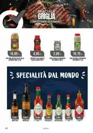 Volantino Scelgo Pagina 20: Tabasco Salsa Piccante all'Jalapeno Verde €2,99, TOP FOOD MUCHO GUSTO SALSA CHEDDAR €14,95