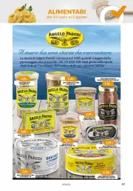 Volantino Scelgo Pagina 61: Angelo Parodi Filetti di Sgombro €3,89, Angelo parodi filetti di tonno in olio evo €5,39