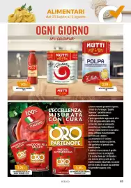 Volantino Scelgo Pagina 63: MUTTI POLPA DI POMODORO €5,99, MUTTI PASSATA DI POMODORO €1,05