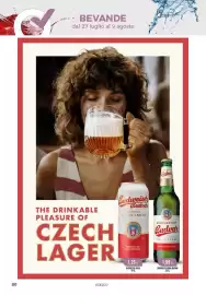 Volantino Scelgo Pagina 80: Budweiser Birra €1,29, Budweiser Birra Budvar €1,09