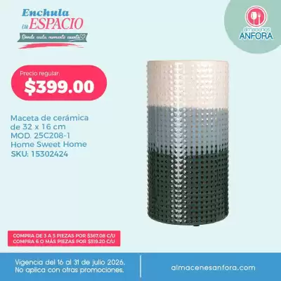 Almacenes Anfora (válido hasta 31-07)