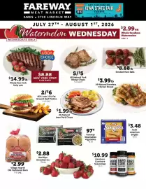 Fareway weekly ad week 31 Page 1