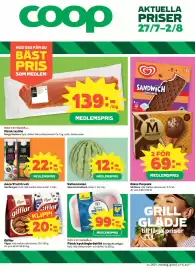Coop Konsum reklamblad vecka 31 Sida 1