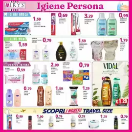 Volantino Irys Pagina 4: Lines Idea Assorbenti ultra €0,79, FLUIDO Sapone liquido €1,79