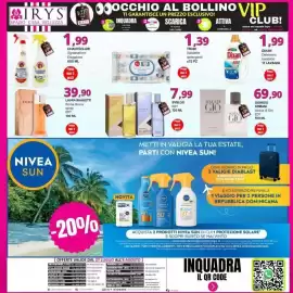 Volantino Irys Pagina 8: Dixan Detersivo lavatrice €1,99, BYBLOS EDT €7,99
