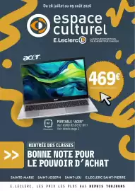 Catalogue E.Leclerc Espace Culturel page 1