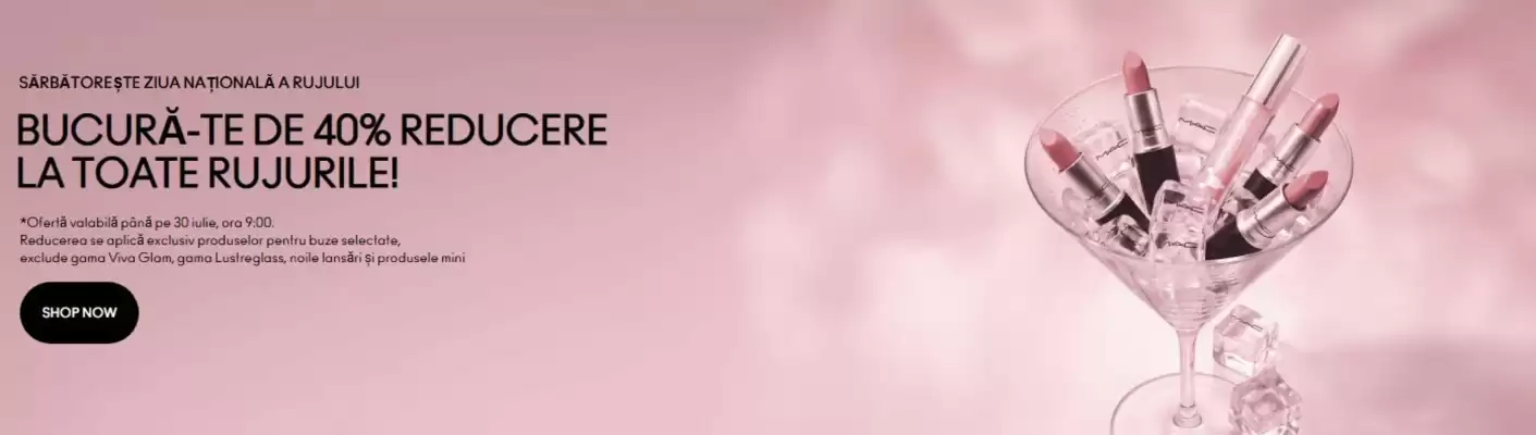MAC Cosmetics (valid până la 30-07)