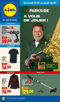 Catalogue Lidl (valable jusqu'au 30-07)