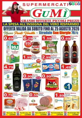 Volantino GuMì Supermercati (valido fino al 25-08)