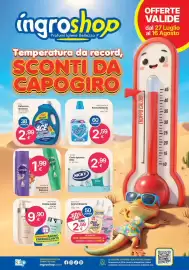 Volantino Ingroshop Pagina 1: Ace Detersivo lavatrice €2,99, Carta igienica Elite €2,99