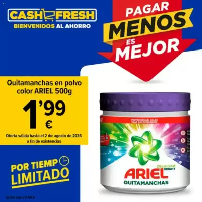 Cash Fresh (válido hasta el 2-08)