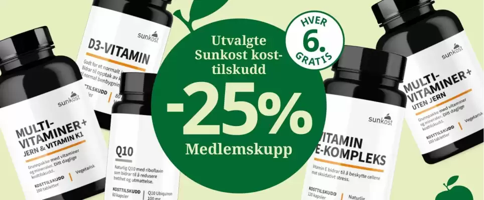 Sunkost (gyldig til 10-08)