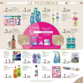 Volantino SpeSì Pagina 11: Ace candeggina più spray €2,38, Vernel ammorbidente concentrato €2,95