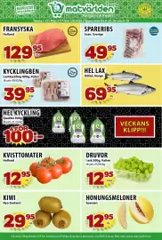 Matvärlden Tensta reklamblad vecka 31 Sida 1