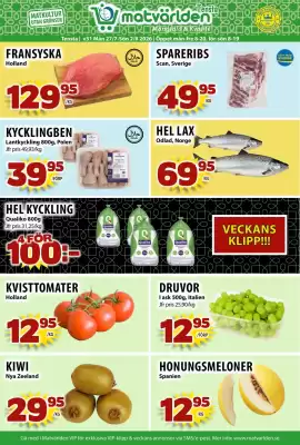 Matvärlden Tensta reklamblad