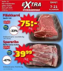 Extra Mjällby Stormarknad reklamblad vecka 31 Sida 2