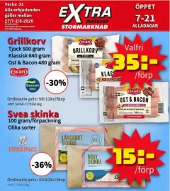 Extra Mjällby Stormarknad reklamblad vecka 31 Sida 5