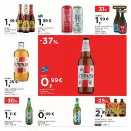 Volantino Poli Pagina 25: Birra in bottiglia Heineken €1,11, Birra in bottiglia Leffe €1,49