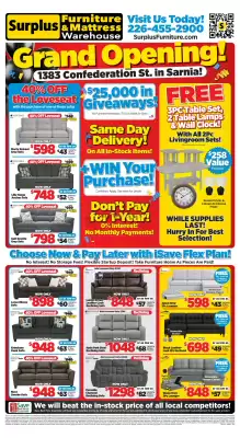 Surplus Furniture flyer