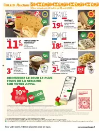 Catalogue Auchan Direct page 18: EMMENTAL GRAND CRU €11,99, Pecorino Pistache €2,39