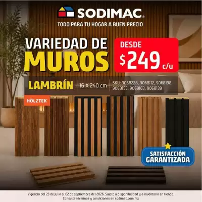 Catálogo Sodimac Homecenter (válido hasta 2-09)