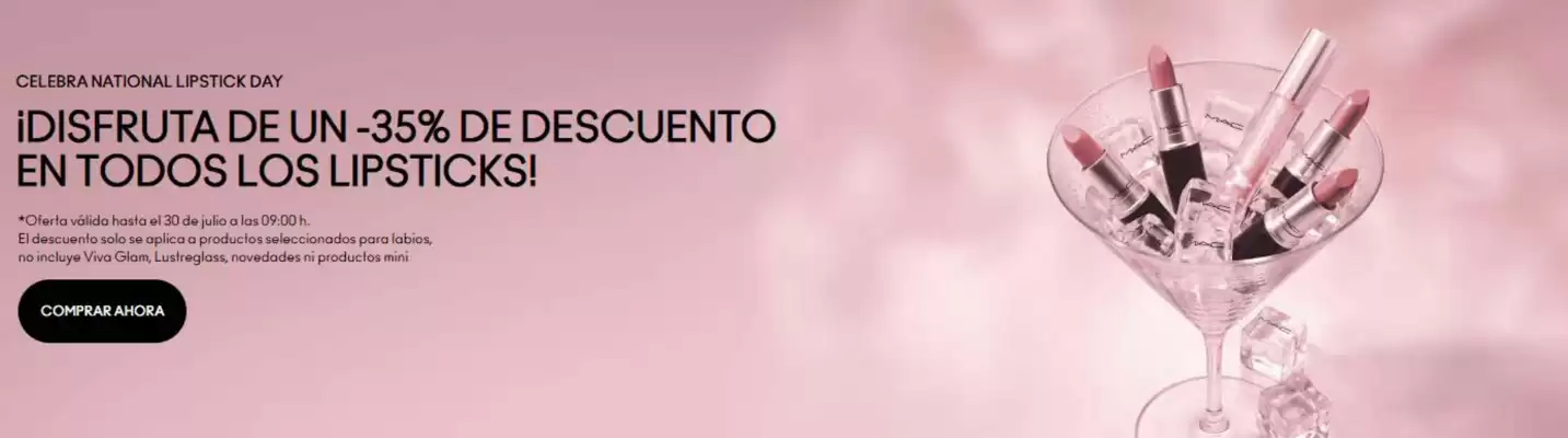 Mac Cosmetics (válido hasta el 30-07)