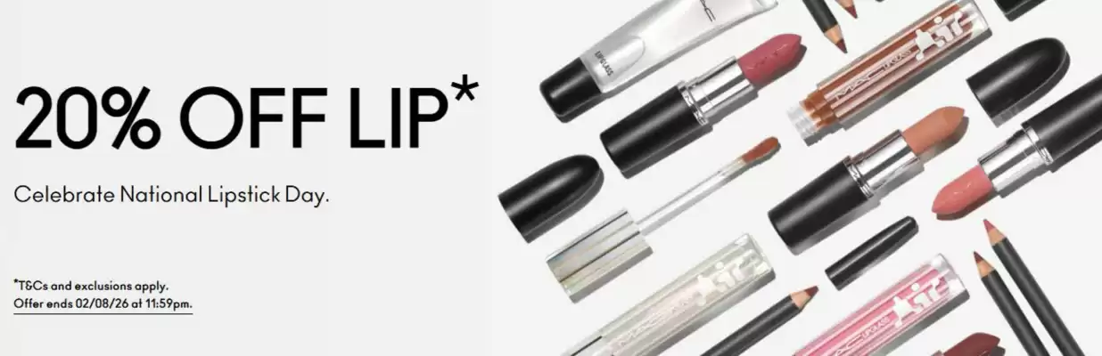 MAC Cosmetics (valid until 2-08)