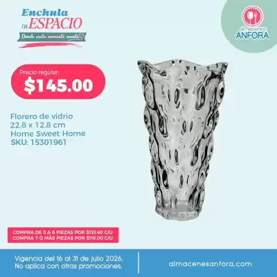 Almacenes Anfora (válido hasta 31-07)