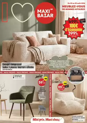 Maxi Bazar (valable jusqu'au 30-08)