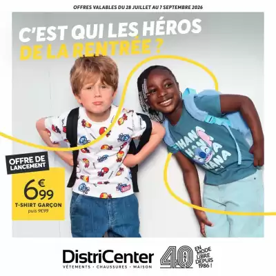 DistriCenter (valable jusqu'au 7-09)