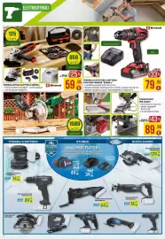 Volantino La Prealpina Pagina 12: Serra Verto €1.500,00, Smerigliatrice elettrica Einhell €59,95